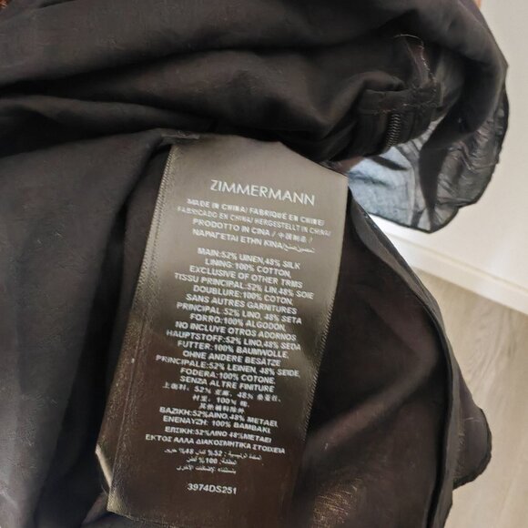 ZimmermannFloral-neckline short dress - Picture 11 of 11